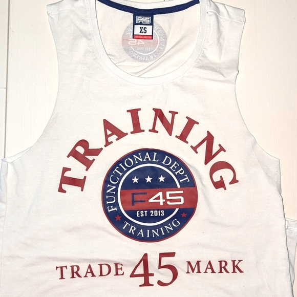 F45 Training Trade Mark Women's Tank Tee Graphic XS - Picture 7 of 9
